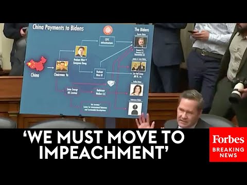 Alleged 'China Payments To Biden' Laid Out In Detail By Michael Waltz In Impeachment Inquiry Hearing