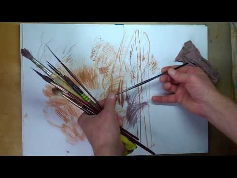 Brushes for drawing trees