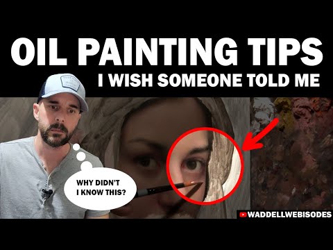 BEST WAYS to use OIL PAINT! Useful Painting TIPS!