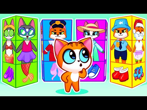 Dress Up Adventure | My Clothes Are Gone | Good Habits | Kids Cartoons | Purr-Purr