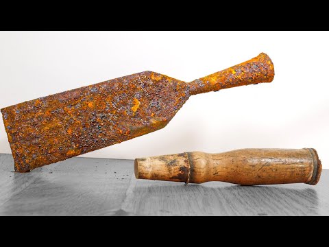 Most Rusted Chisel I've Ever Seen Restoration!