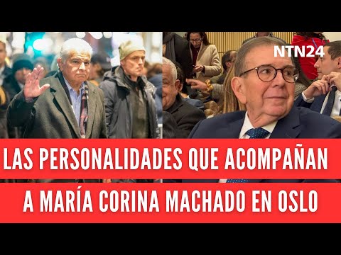 Estas son las personalidades que acompañarán a María Corina en la entrega del Premio Nobel de la Paz