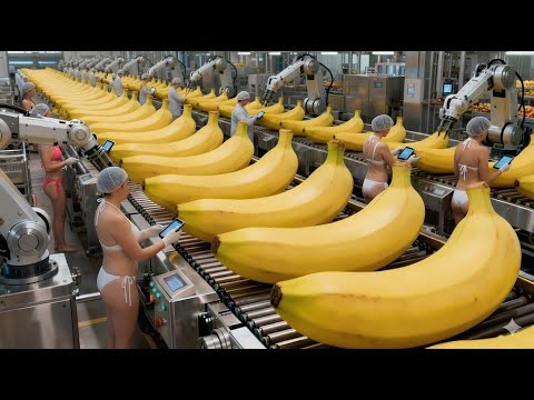 Inside a banana bread factory – An incredible automated production process