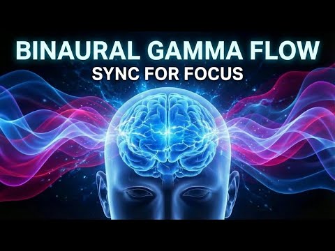 Focused Productivity Flow | 40Hz Gamma Waves & Bilateral Brainwave Entrainment