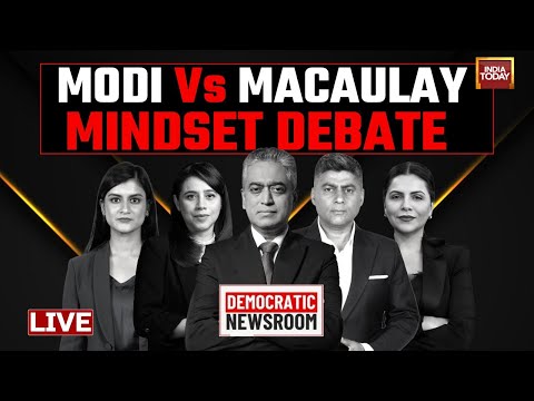 Democratic Newsroom LIVE: Modi Vs Macaulay | 10 Years Enough Time To 'Decolonise' Indian Education?