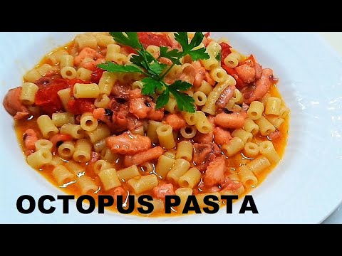 OCTOPUS PASTA recipe, I Discovered the SECRET to Cooking Perfect and Authentic Italian Octopus Pasta
