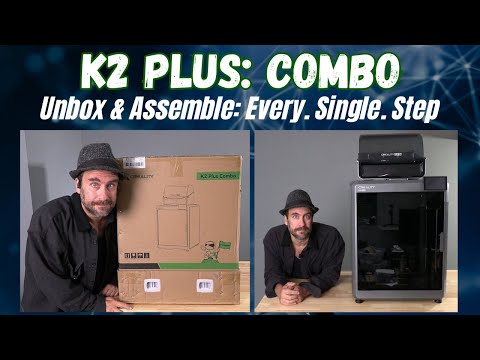 Creality K2 Plus Combo: Unboxing & Assembly. EVERY-SINGLE-STEP