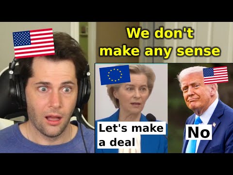 American Reacts to EU's Response to Trump Tariffs