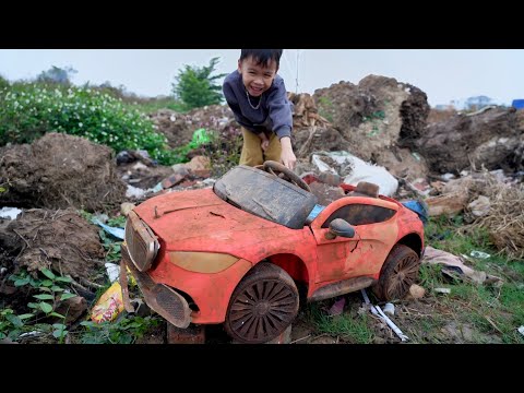 Full Restore MERCEDES MAYBACH Car Old Abandoned Remote Control Car Birthday Gift For MY SON