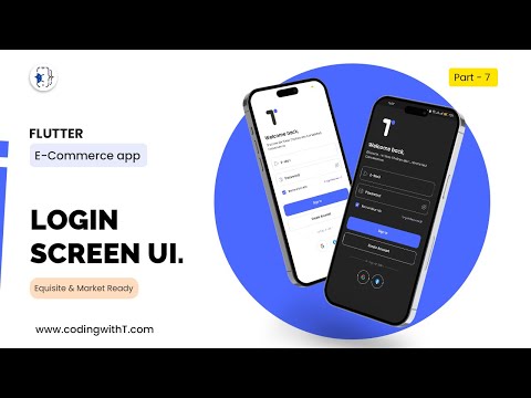 Login Page in Flutter tutorial - Flutter Login Page UI 2025