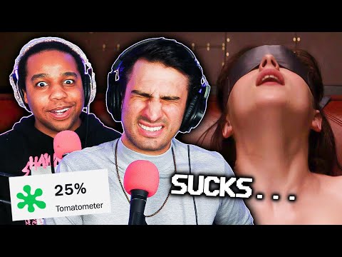 we watched EVERY Fifty Shades Of Grey (they SUCK!)