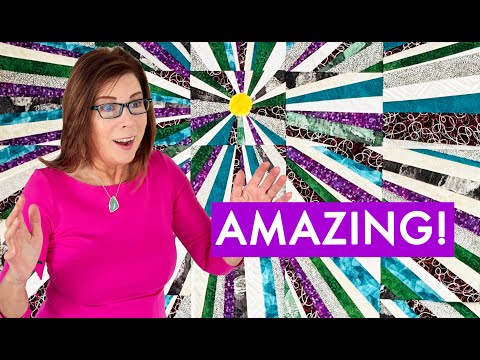 π πͺ WARP SPEED SCRAPS QUILT! π πͺ | Stashbuster | Scrapbuster β»οΈ π Charity Quilt 14