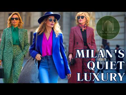 🍁 Milan Fall Street Style 🇮🇹: Italian Fashion Trends in October 2025