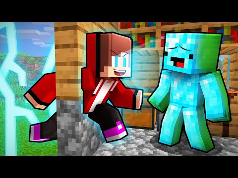 Mikey and JJ Got SUPER POWER in Minecraft (Maizen)