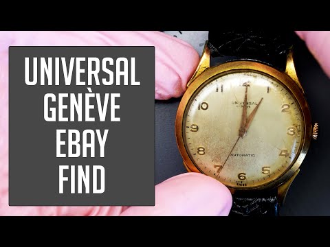 Universal Geneve Gold Vintage Dress Watch Restoration