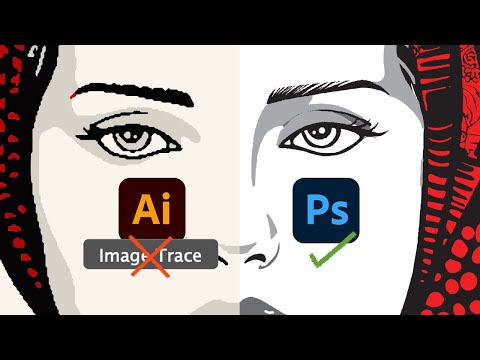 The Best Way to Vectorize Your COLOR Photoshop Art