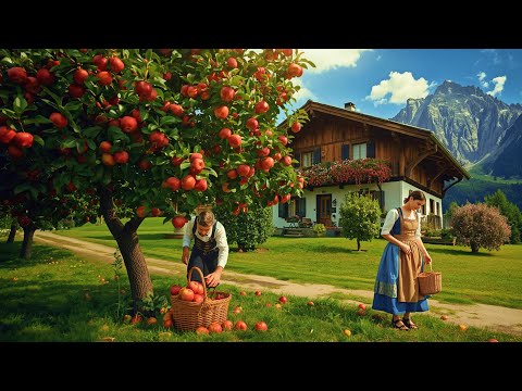 Switzerland’s Countryside Life In Autumn🇨🇭I Found Real Apple paradise In Switzerland 