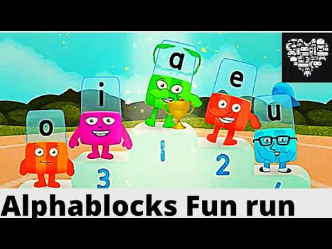 ALPHABLOCKS RACE FUN RUN Cbeebies Go explore app FULL GAMES