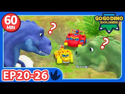GOGODINO EXPLORERS【20-26】Compilation | Dinosaur for Kids | Cartoon | Robot Dino | Toys | Season 3