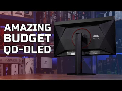 INSANELY CHEAP QD-OLED GAMING MONITOR!! AOC Q27G4ZDR Review