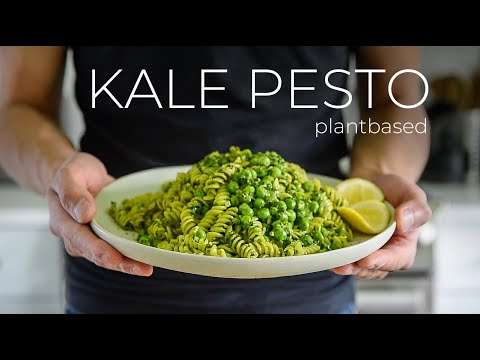 What to make when you can't be bothered?  Try this QUICK Kale Pesto Pasta Recipe!