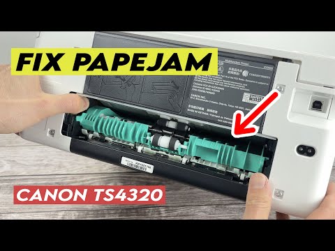 Canon TS4320 : How to Fix a Paperjam
