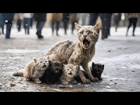 An Old Man Found a Dying Cat Family in the Snow—What Happened Next Changed Everything