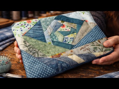 Amazing sewing project with discarded fabrics/sewing idea, DIY sewing#craft