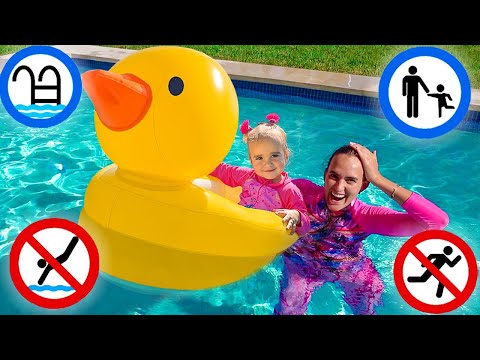 Alice has a fun at the pool and other useful stories for kids