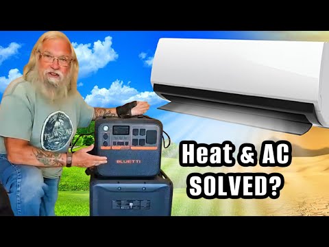 Can One Battery Run a Mini-Split? Off-Grid Heat & AC SOLVED!?