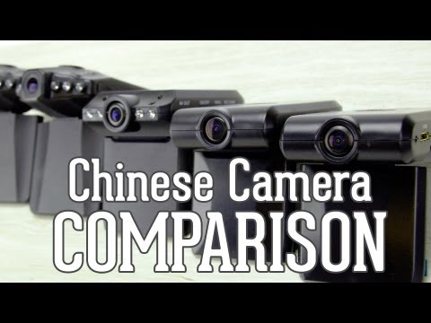 Comparison of 5 Chinese Cameras including DVR-027& DVR-047 (Review)