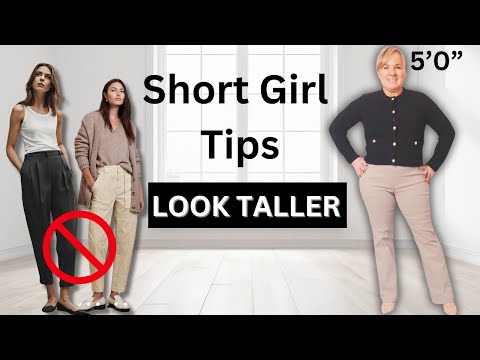 Avoid these 5 style mistakes to instantly look taller! Petite Style Tips