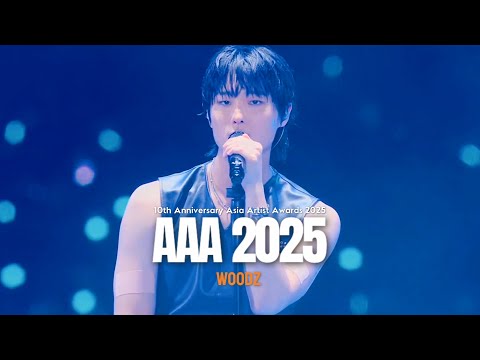 251206 AAA 2025 | WOODZ(조승연) - 레드카펫 + 베스트아티스트상 수상소감 + Back to Back + Smashing Concrete / Drowning