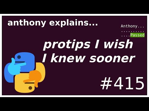 10 protips I wish I knew sooner as a software dev (beginner) anthony explains #415