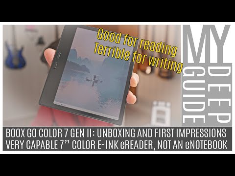 Boox Go Color 7 Gen II: Unboxing and First Impressions | A Capable 7" Color E-Ink Android Tablet