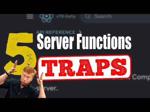 5 Hidden React Server Function TRAPS Beginners Fall Into