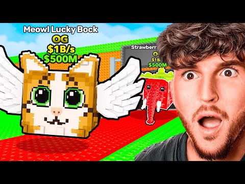 I Opened 100 OG LUCKY BLOCKS in Steal a Brainrot