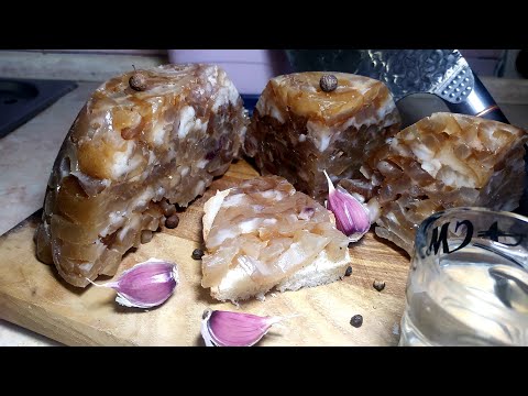 Блюдо из свиных шкурок, дёшево и актуально  .