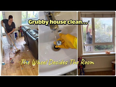 Letting a wheel decide for me: Deep cleaning until the whole house is spotless! 
