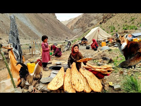 We camped in the desert: Nomadic life