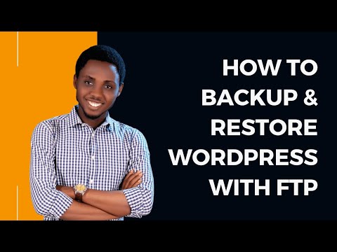 Manually Backup & Restore WordPress Files & Database With FTP - Filezilla