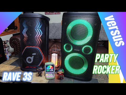 Soundcore Rave 3S (Signature EQ) vs Hisense Party Rocker One (Bass Boost)🔋 Battery Powered Speakers