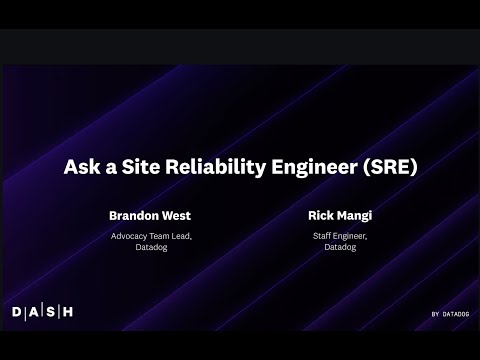 Ask a Site Reliability Engineer (SRE)
