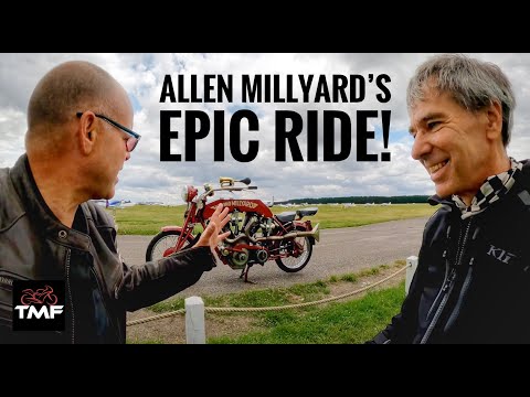 I ride a 5000cc V Twin Motorcycle! Hand-Built Marvel of Engineering - The Flying Millyard