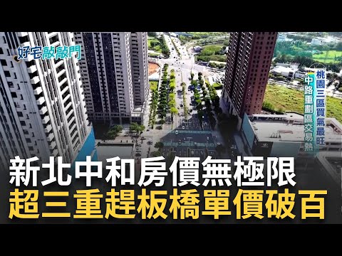 新北中和房價無極限 超三重趕板橋單價破百不被老擊敗 台北大同區小宅飆破150萬 桃園這一區電信信令奪冠凸顯剛需 高雄中古屋這區漲最猛 早一年買省近2百萬│【好宅敲敲門】20250615│三立iNEWS