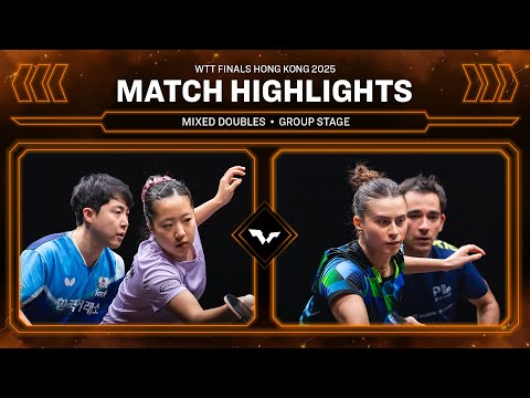 Lim/Shin vs Calderano/Takahashi | XD Groups | #WTTHongKong 2025