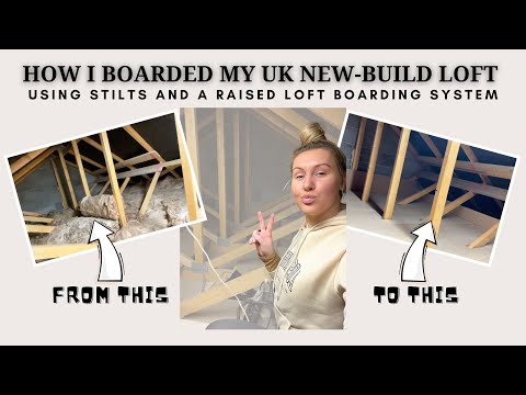 Loft Boarding in my UK New Build | Raised Loft Storage
