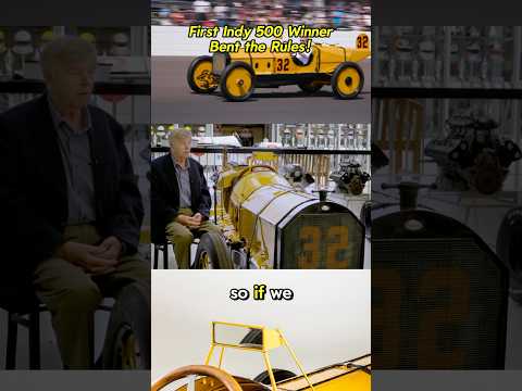 The First Indy 500 winner had a trick up his sleeve! #indy500