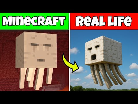 Minecraft Mobs vs Real Life | Minecraft Characters in Real Life!