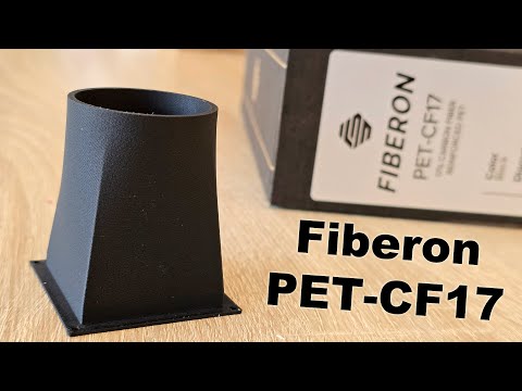 Review of Fiberon PET-CF17, a great technical filament by Polymaker